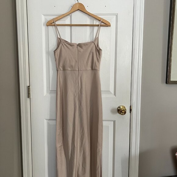 BHLDN Cali Satin Charmeuse Midi Dress - Picture 5 of 6